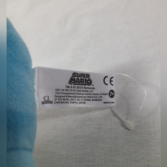 Super Mario Yoshi Stuffed Animal Plush Light Blue Purple Red 2018 Nintendo - Picture 4 of 5